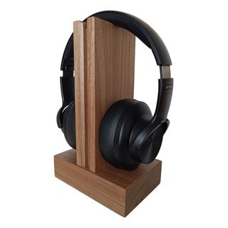 Suporte De Mesa Fone De Ouvido Headphone Em Madeira Set-up Suporte De Mesa Fone De Ouvido Headphone Em Madeira Set-up