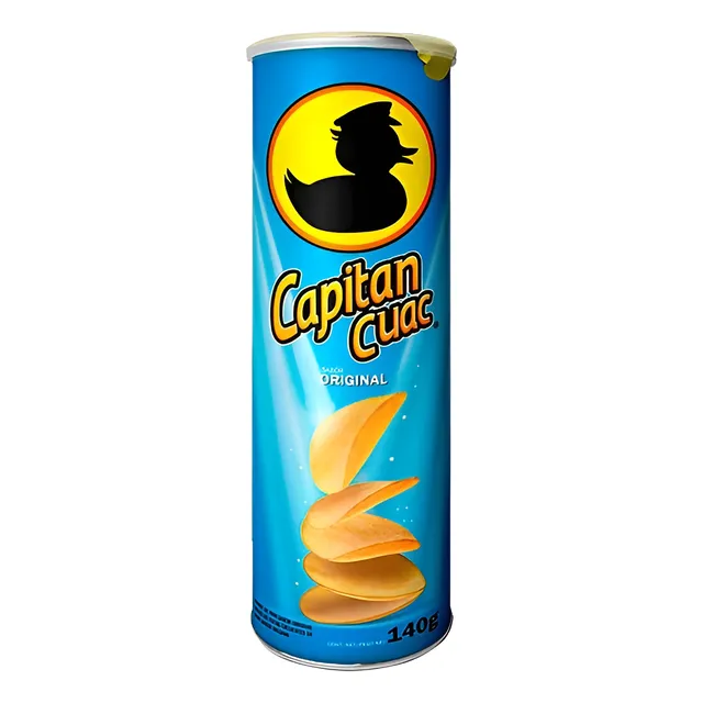 Papas Fritas Capitan Cuac Originales Tubo X 140g