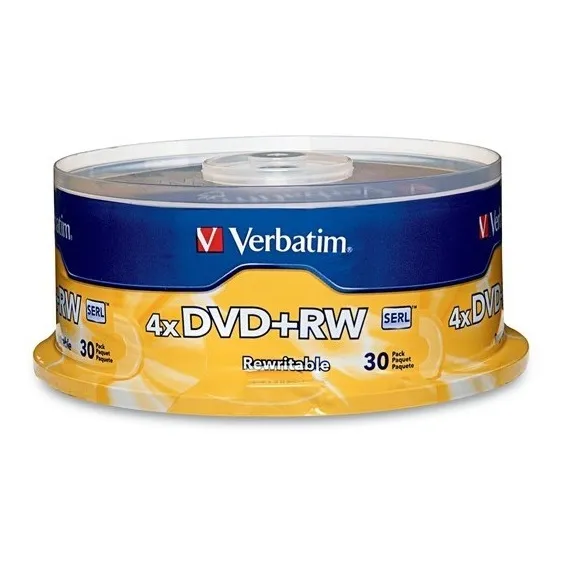 Disco Dvd+rw 4x 4.7 Gb Campana Con 30 Pi