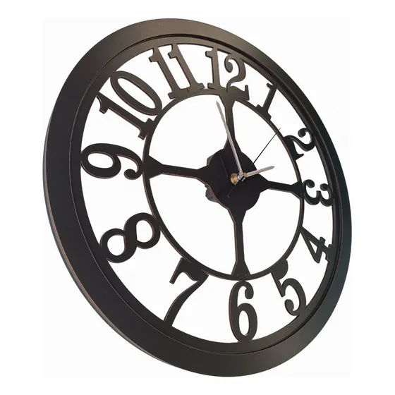 Reloj Pared 40cm Bristol Numeros Grandes -somos Fabricantes 