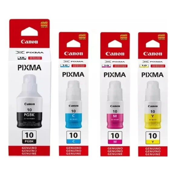 Pack 4 Tintas Original Canon Gi-11 Bk C M Y G2160 G3160