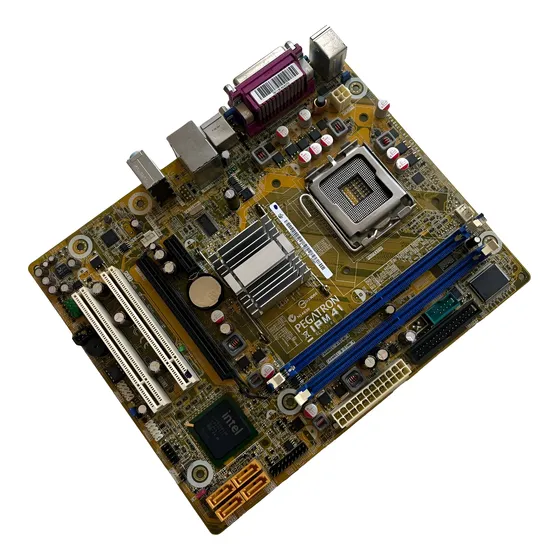 Placa Mãe Pegatron Ipm41 - Lga775 - Ddr2 Com Espelho.