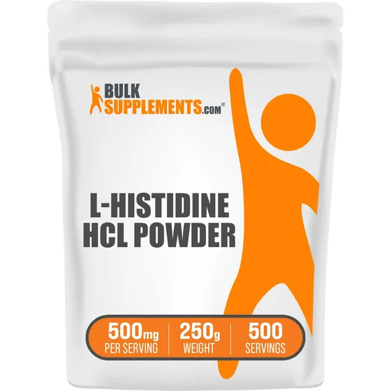 Suplemento Bulksupplements.com L-histidina Hcl 250 G
