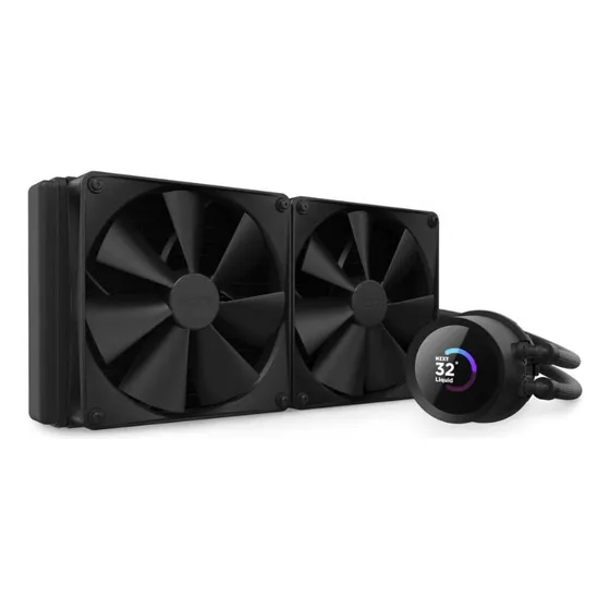 Water Cooler Nzxt Kraken 280mm Display Lcd Rl-kn280-b1 Preto