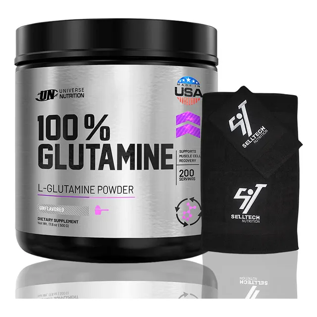 Glutamina Micronizada Universe Nutrition 500gr Sin Sabor