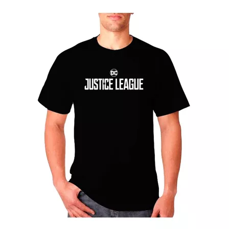 Poleras Estampadas Con Diseño Liga De La Justicia Letras