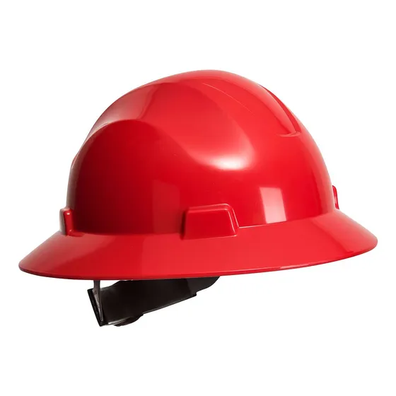 Portwest Sombrero Duro Ala Completa Color: Rojo Ps56rer