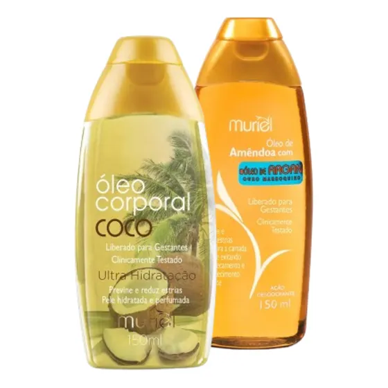 Óleo Corporal Muriel Coco + Óleo De Argan 150ml