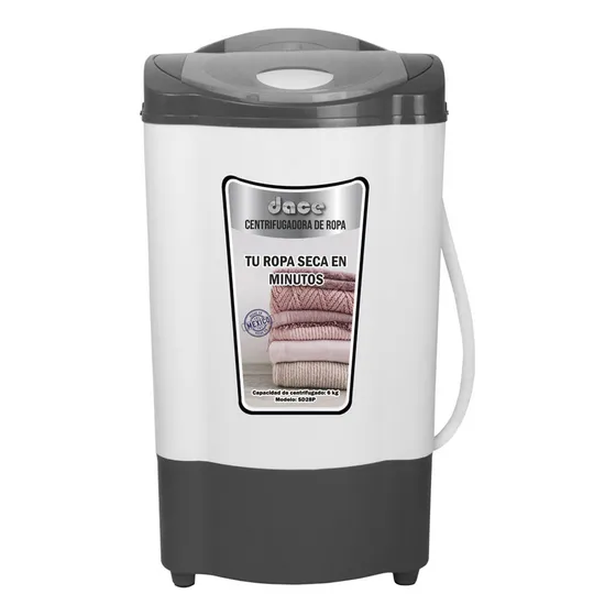 Centrifuga De Ropa 1600rpm Dace 6 Kg SD28AP Color Blanco 127V