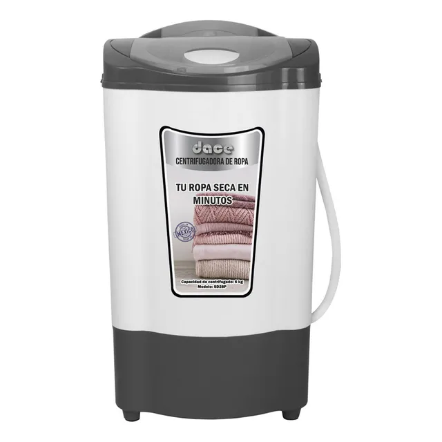 Centrifuga De Ropa 1600rpm Dace 6 Kg SD28AP Color Blanco 127V
