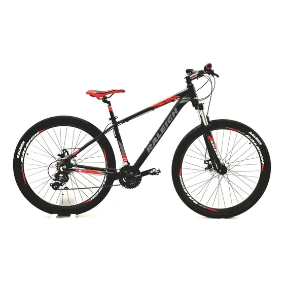Bicicleta mountain bike Raleigh Mojave 2.0 2018 R29 tamaño del cuadro 19" color negro/rojo
