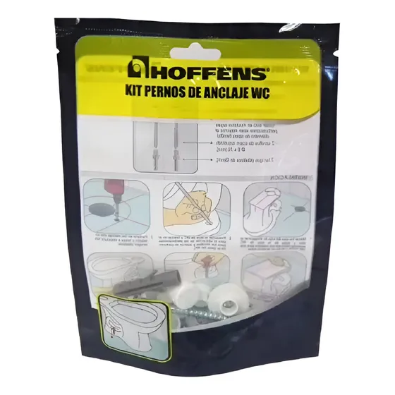 Kit Pernos De Anclaje Wc Hoffens - Fijación Segura