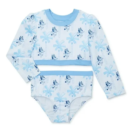 Traje De Baño De Bluey Para Bebe Importado