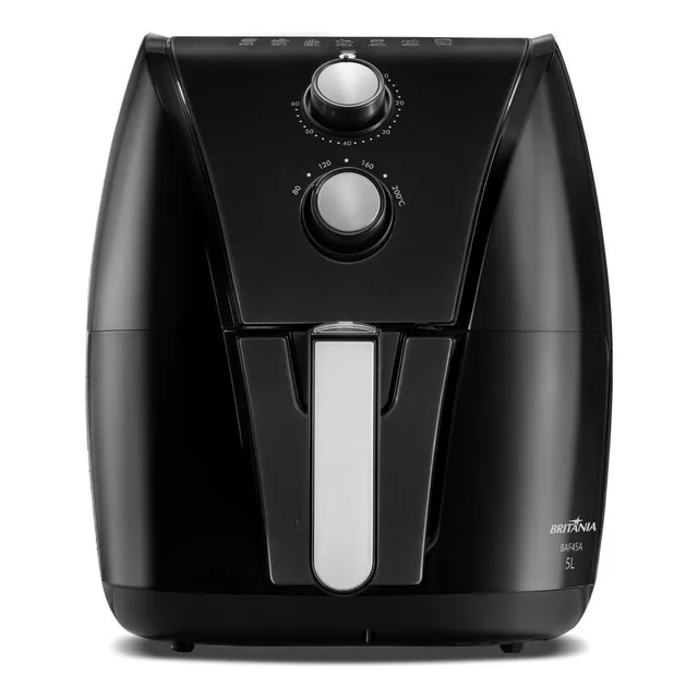 Air Fryer Britânia 5l Antiaderente Gold 1500w Baf45a Cor Preto 220V