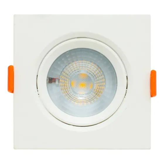 Lampara Spot Led Para Empotrar Cuadrada 7w 