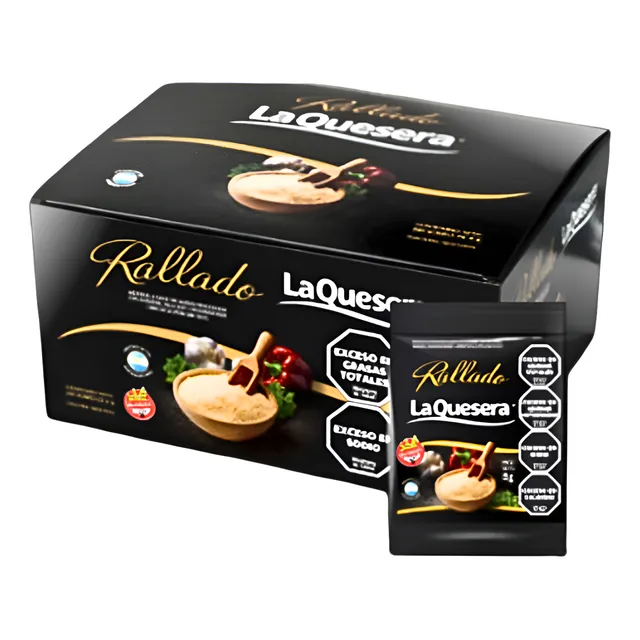 Queso Rallado Individual (100 Unid. X 8 Gr C/una) La Quesera