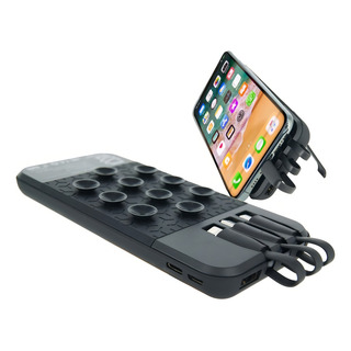 Power Bank Pila Bateria Portatil 10000mah Jie Smart, V8,c,ip Color Negro Power Bank Pila Bateria Portatil 10000mah Jie Smart, V8,c,ip Color Negro