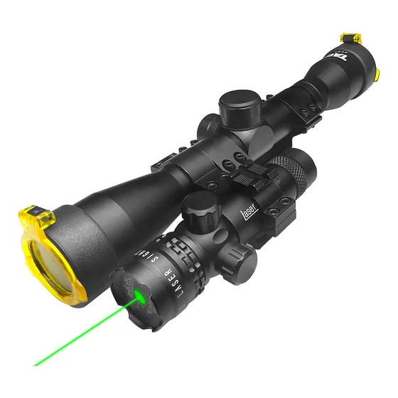 Luneta Rifle 8022 7022 Way 4x32 Tag Mount Único + Mira Laser