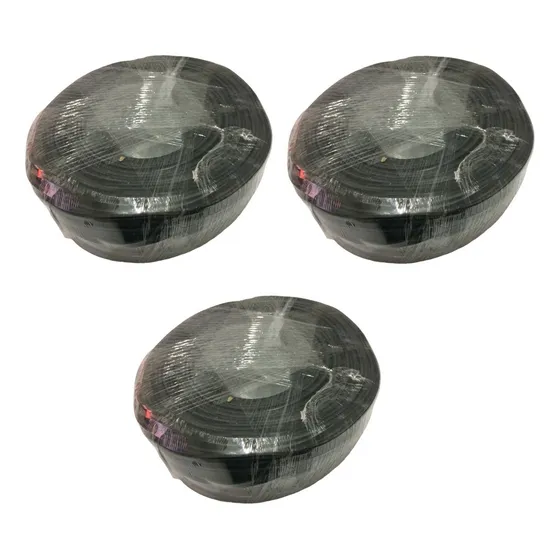 Pot Cal. 16 Negro Cobre 100% 3 Rollos 100 Mts