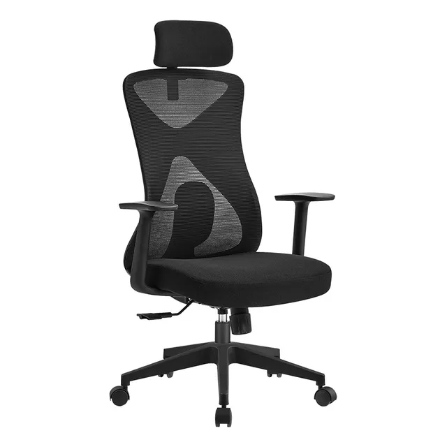 Silla De Oficina Acteck Floe Pro Ec737 Ergonómica Negro Material del tapizado Nailon