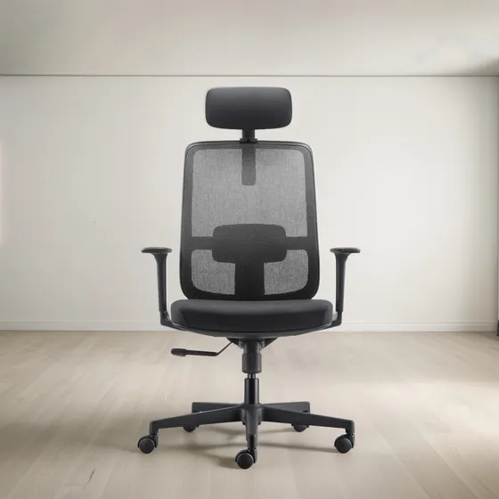 Silla Oficina Ejecutiva Lotto Con Cabecero Negro Form