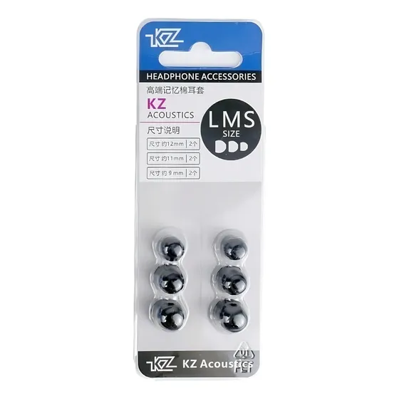 Kz Almohadillas Ear Tips 3 Pares En S M L Originales Foam | Cuotas sin interés