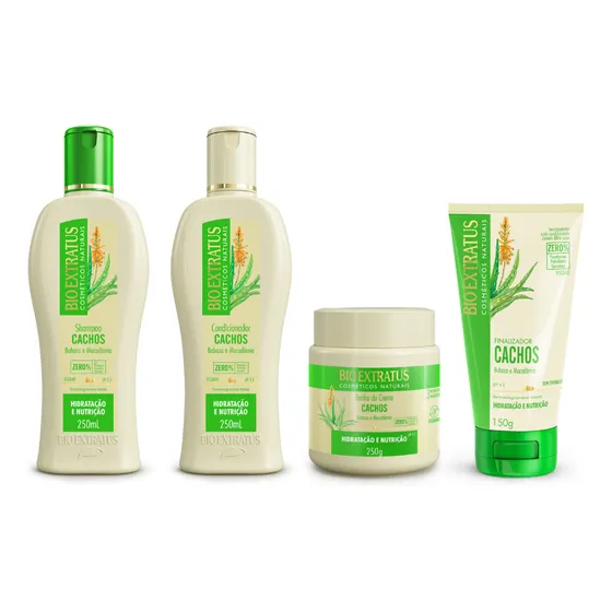 Kit Cachos 4 Produtos Bio Extratus