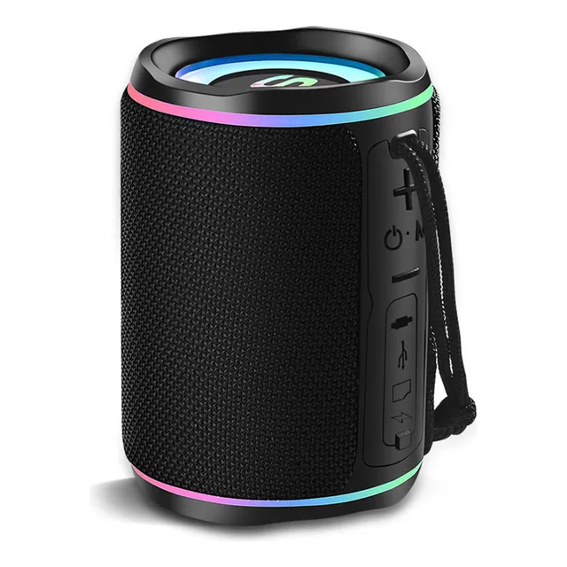 Parlante Decibel Adventura 16w, Fm/usb, Led, Tipo-c, Negro