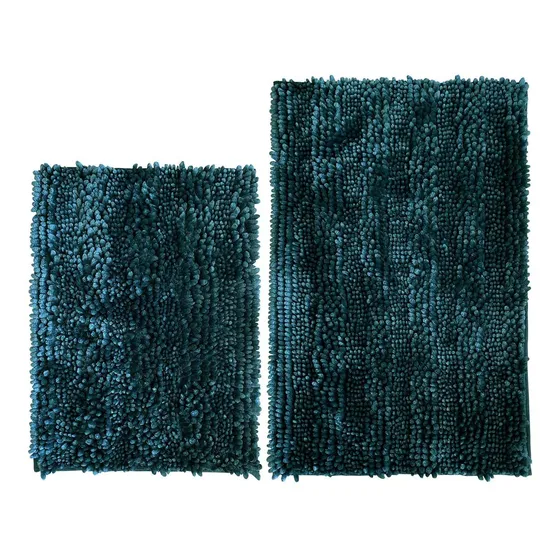 Alfombra Baño Verde Juego 2 Pieza Antideslizante Super Agua