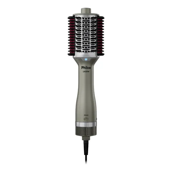 Escova Secadora Pes30 Multicerdas 4 Em 1 1300w Philco Bivolt Prateado