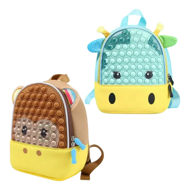 Maleta Infantil Para Niños Morral Escolar Animales Bolso Pop