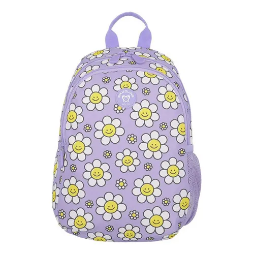 Mochilas Infantiles Saxoline 13 Litros Color Lila Flores