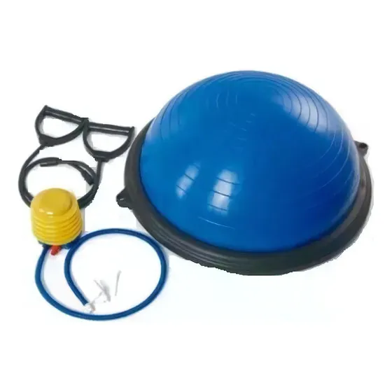 Bosu Balance Balon Con Manillas 60 Cm Color Azul