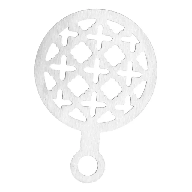 Plantilla De Café Cake Stamping Patrón Irregular