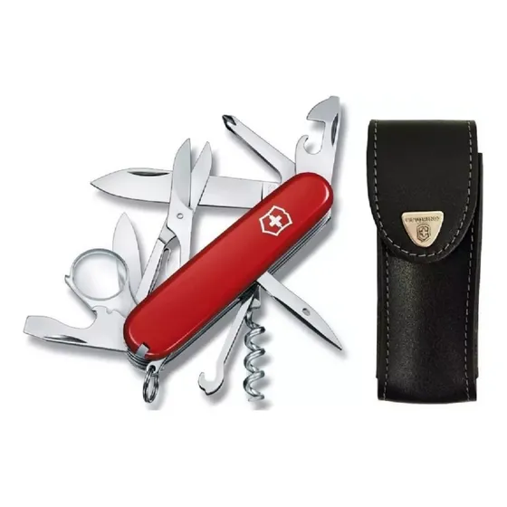Cortaplumas Victorinox Explorer Roja 16 Usos + Funda