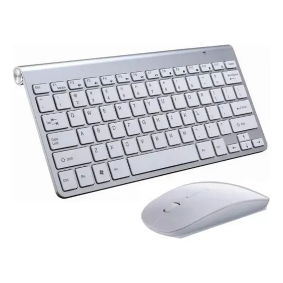 Kit Teclado E Mouse Sem Fio Escritório Computador Bluetooth