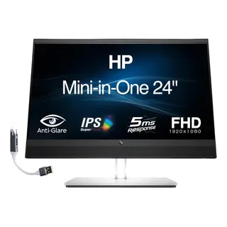 Monitor Hp Mini-in-one 24 Fhd Para Elitedesk 705/800 G5 Black/silver