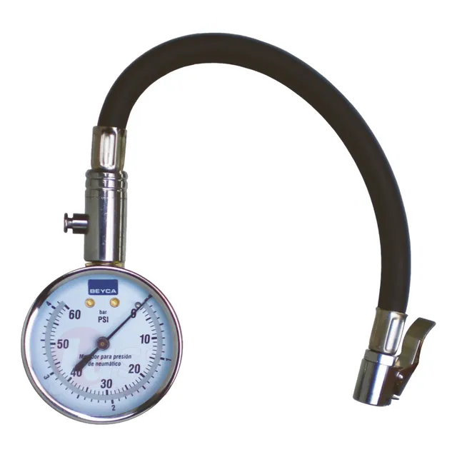 Medidor De Aire Presión Neumático Manguera 60psi Orlan Rober