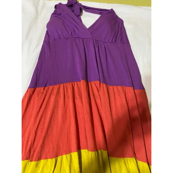 Vestido Playero Largo Talla M/l. Nuevo
