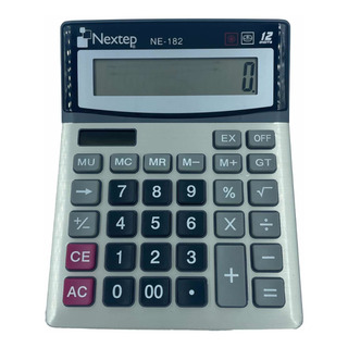 Calculadora Escritorio 19x14 Cm Nextep® 12 Dig. Carga Solar Calculadora Escritorio 19x14 Cm Nextep® 12 Dig. Carga Solar