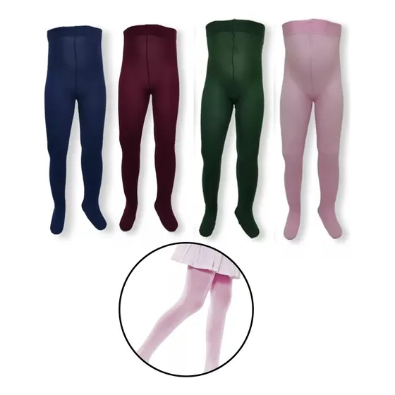 Oferta Mayorista Pack X 24 Medias Panty Nena Colegial Opaca