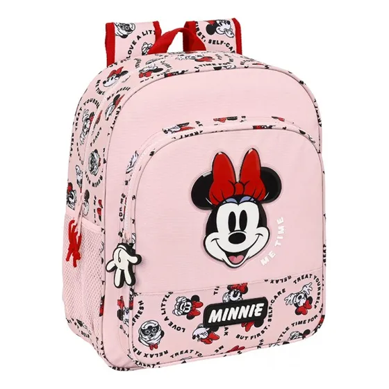  Mochila Minnie Mouse De Espalda 38 Cm