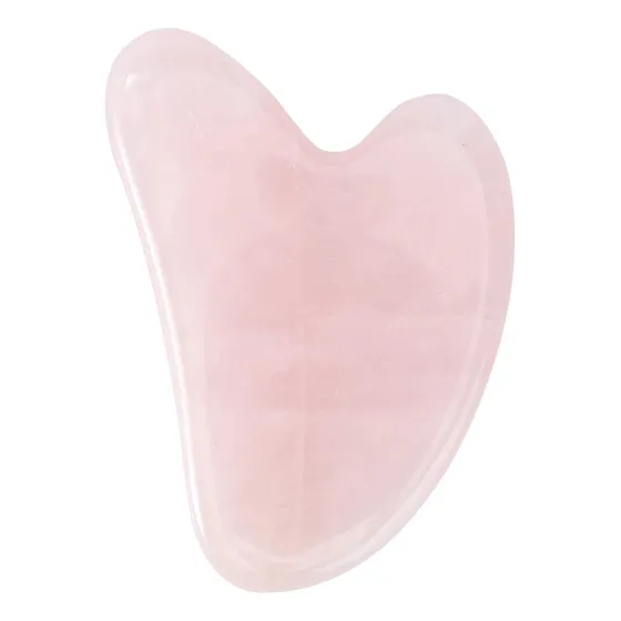 Piedra Masaje Guasha Jade Natura Cuarzo Rosa