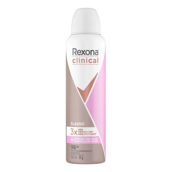 Desodorante Rexona Clinical Aero Classic Femenino X 150 Ml