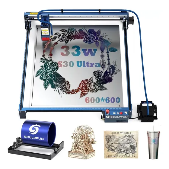 Sculpfun S30 Ultra 33w Máquina De Grabador Láser