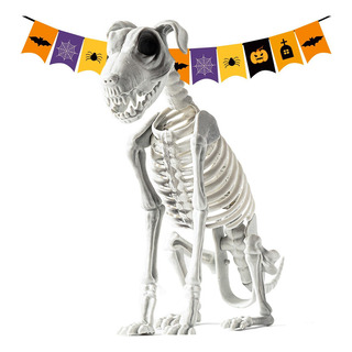 Ll Decoración Halloween Con Esqueleto Perro Perro Esquele Ll Decoración Halloween Con Esqueleto Perro Perro Esquele