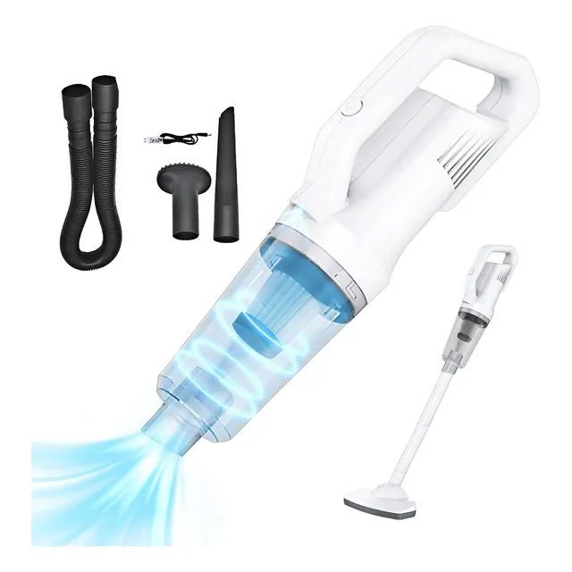 Aspiradora Inalámbrica Con Luz Led 12000pa Succión