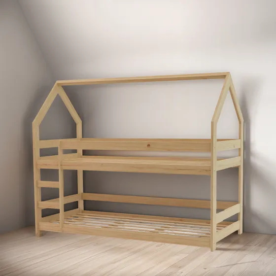 Cama Montesoris Cucheta Tipo Casita (colchón 190x80cm)