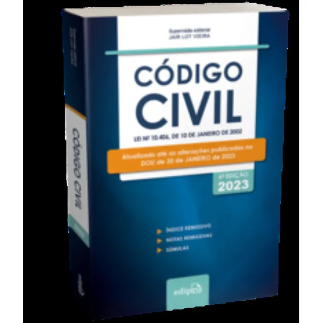 Código Civil 2023 - Lei Nº 10.406, De 10 De Janeiro De 2002