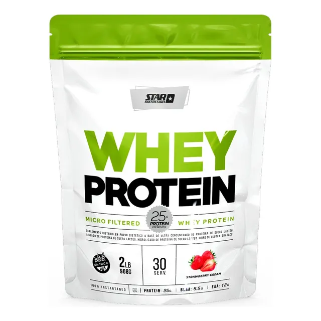 Whey Protein 2 Lb Star Nutrition Nuevo Empaque Económico!